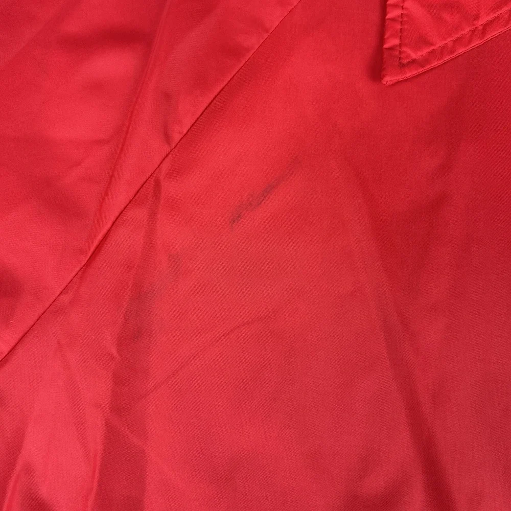 Vintage 70's Martinsville 500‎ Speedway Size M Red Windbreaker Jacket Button Up